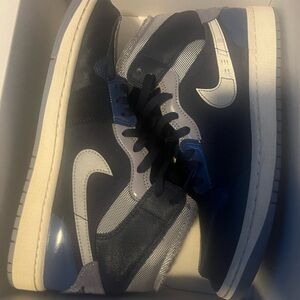 Stylish Black and Gray Sneakers